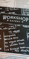 The Workshop Eatery menu