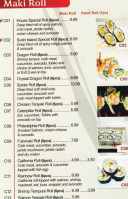 Sushi Village menu