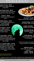 Howl At The Moon menu