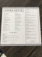 Sopra Sotto Commercial Dr menu