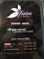 Fusion Sushi Thai Kensington inside