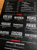 Cho Ichi Ramen menu