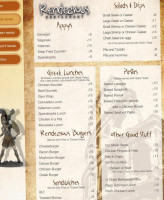 Rendezvous Restaurant menu