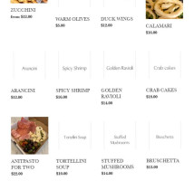 Mr. B's Osteria menu