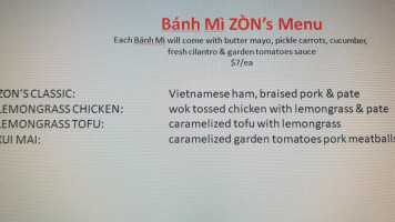 Quynh Nhi menu