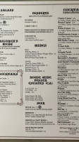 Hopkins Dining Parlour & Curiosity Shoppe menu