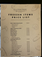 The Gluten Free Epicurean menu
