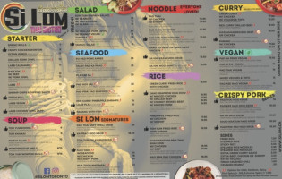 Si Lom Thai Bistro menu