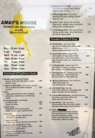 Amay's House menu