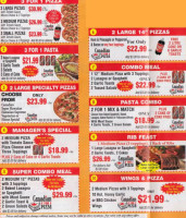 Canadian 2 For 1 Pizza And Broasters Pressure Fried Chicken menu