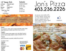 Jon's Pizza food