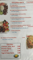 Lynn's Vietnamese menu