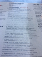Le Foubrac menu