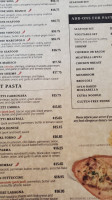 Jimoco Café Pasta menu