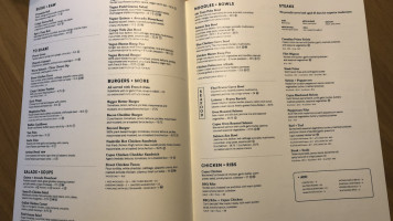 Earls Kitchen menu