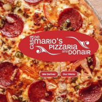Casa De Mario's Pizzaria And Donair food