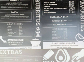 Chorizo Fresh Mex menu