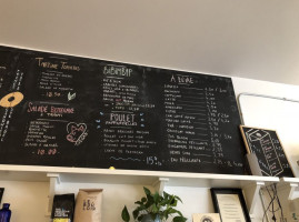 Le Café Bloom menu