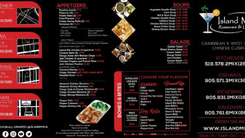 Island Mix Lounge menu