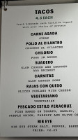 Mercado By Originals menu