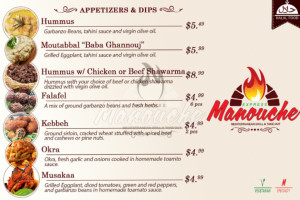 Manouche Express Mediterranean Grill food