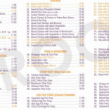 Chinese Valley Restaurant Carte