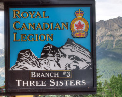 Royal Canadian Legion Branch 3 Three Sisters outside
