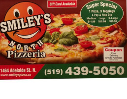 Smiley's Pizzeria food