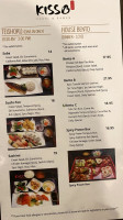 Kiso Ya Sushi Ltd menu
