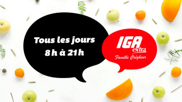 Iga Extra Crégheur Family (la Pinière) Inc. food