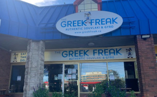 The Greek Freak outside