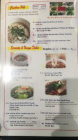 Phở Huy menu