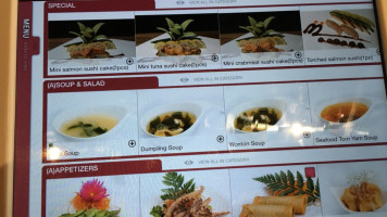 Wind Japanese And Thai menu