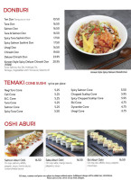 Sushi Town In Coquitlam menu