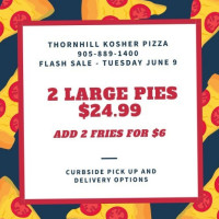 Top Slice (thornhill Kosher Pizza) food