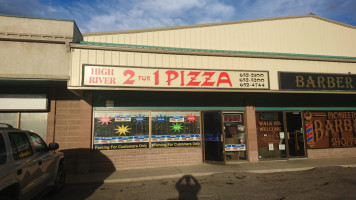 High River 2 For 1 Pizza outside