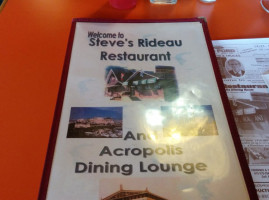 Steve's Rideau Restaurant food