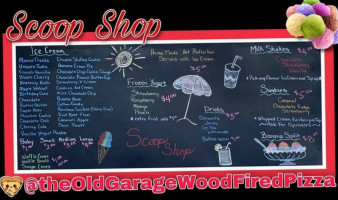 The Old Garage Wood Fired Pizza food
