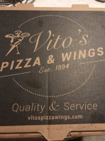 Vito's Pizza Wings food