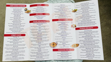 Taal Fine Indian Cuisine menu