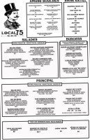 Local75 menu