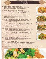 J.c. Royal Thai Cuisine menu