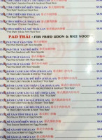 Pho Mi 99 menu