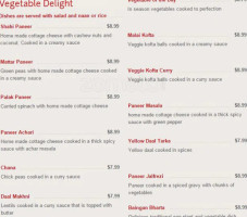 Tandoori Time menu