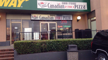 Canadian 2 for 1 Pizza inside