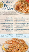 Fred's Pizza Shack menu