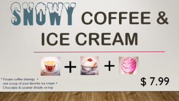 The White Coffee Ice Cream food