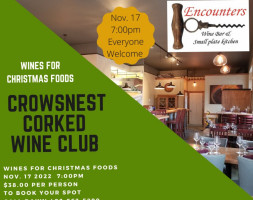 Encounters Wine Small Plate Kitchen food