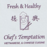 Chef's Temptation menu