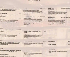 Our Town Cafe menu